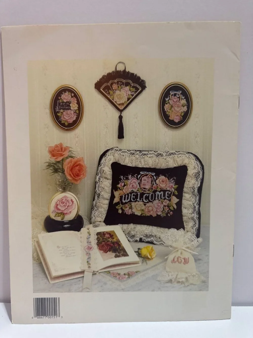 Linda Gillum Romantic Roses Cross Stitch Book Eleven Dimensions Patterns